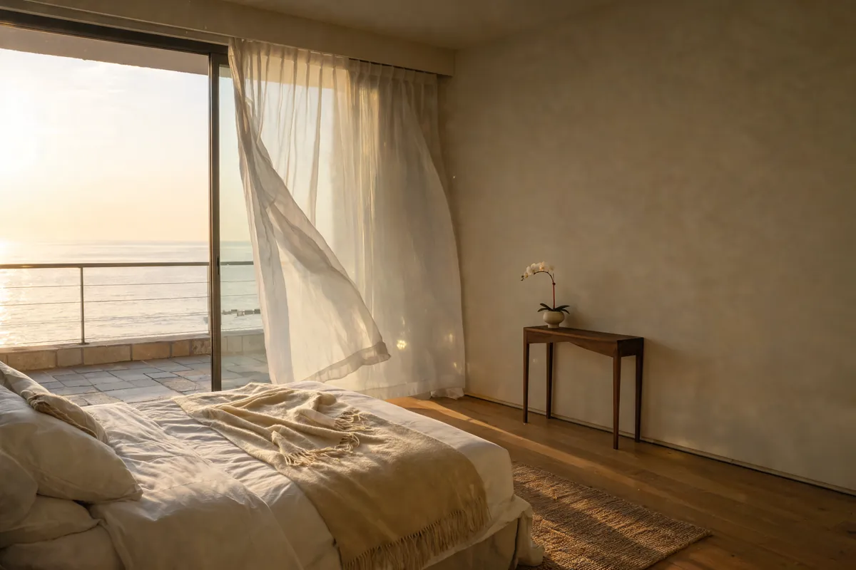 A suite at dusk